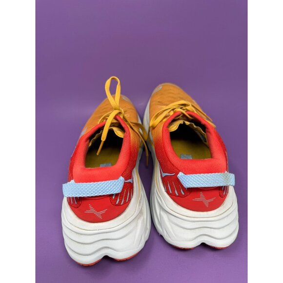Hoka One One Bondi X Fiesta Amber Yellow Mens 11 D Shoes Running Sneakers - Picture 3 of 7